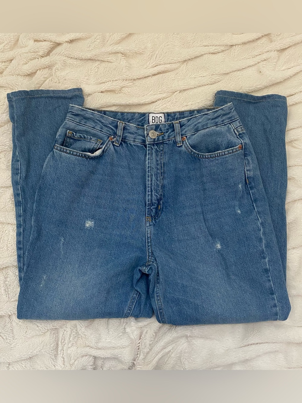 BDG Mom jeans high-rise medium wash denim Sz 29
